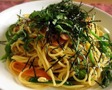 ウィンナーと残り野菜の和風パスタ作り方4写真