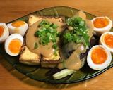 夏メニュー♡厚揚げとナスの夏酢味噌がけ作り方5写真