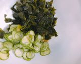 簡単安い副菜♪きゅうりとわかめのポン酢作り方3写真