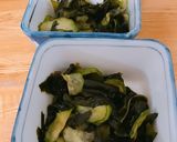 簡単安い副菜♪きゅうりとわかめのポン酢作り方4写真