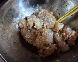 貰った揚げせんべいで唐揚げ作り方5写真