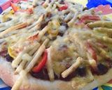 もちもちピザ生地の成形＆トッピング作り方36写真