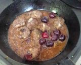 牛肉団子のチェリーソース煮作り方3写真