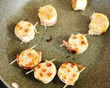 焼売リメイク！お弁当にベーコン巻き焼売作り方3写真