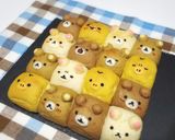 リラックマのちぎりパン☆作り方10写真