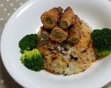 アスパラ肉巻きフライご飯作り方6写真