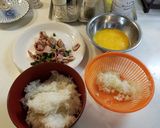 アスパラベーコンで炒飯(*´-`)作り方2写真