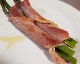 アスパラベーコンで炒飯(*´-`)作り方1写真