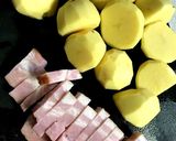 じゃがいもとベーコンの炒め煮作り方1写真