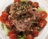 冷しゃぶのおろし梅じそポン酢サラダ！作り方5写真