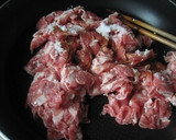簡単★豚肉と小松菜ともやしの炒め物作り方1写真