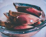 61℃ 老化予防◎ブリのごまニラ醤油がけ作り方2写真