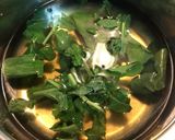 ☘ルッコラの味噌汁☘作り方1写真