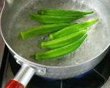 ♡トロトロオクラの冷奴♡作り方1写真