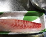 鯛のお刺身 (お刺身の下ごしらえ)作り方1写真