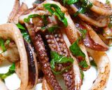 大葉がいい味出してる！イカの塩麹漬け焼き作り方12写真