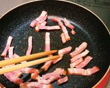 わかめとベーコンの炒め物✨作り方2写真