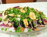 ごま油で食べる薬味たっぷり鰹のたたき☆作り方3写真