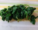伸びた三つ葉のお浸し・我流の食べ方作り方5写真
