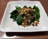 伸びた三つ葉のお浸し・我流の食べ方作り方7写真