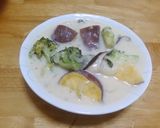 さつま芋とブロッコリーのクリーム煮作り方7写真
