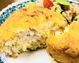 春キャベツと新玉ねぎのふわふわ♪鶏メンチ作り方8写真