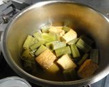 ＊ラワン蕗と厚揚げの煮物＊作り方3写真