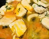 鶏胸肉の玉子とじ●しょう油＆バター風味作り方4写真