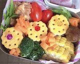 オムライスでサンドイッチ作り方6写真