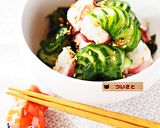 蛇腹きゅうり&白だしで蛸の酢の物作り方8写真
