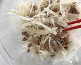 大根と納豆のサラダ。作り方2写真