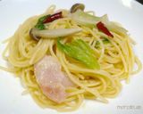 大葉としらすの本格ペペロンチーノパスタ作り方15写真