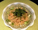 時短！パパッと！お茶漬けパスタ！作り方9写真