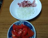 さっぱり！トマトたっぷりチャーハン♪作り方1写真