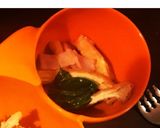 ベーコンと油揚げのゆずぽん炒め♪作り方4写真