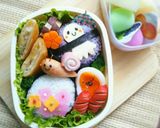 巻かれちゃったてるてる坊主の梅雨弁当作り方8写真