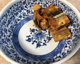 オクラとサンマの蒲焼き(缶詰め)作り方5写真