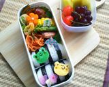 キャラ弁 カエルちゃんの梅雨弁当作り方5写真