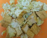 簡単♪厚揚げとキャベツのごま味噌和え作り方4写真