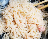 しらたきのたらこ炒め作り方2写真