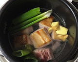 豚角煮 電気圧力鍋 で簡単 汁はご飯に♪作り方3写真