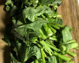 3分で完成？空芯菜と油揚げの味噌炒め作り方1写真