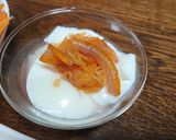 爽やか✨甘夏ワインシュガー漬けヨーグルト作り方4写真