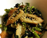 3分で完成？空芯菜と油揚げの味噌炒め作り方5写真