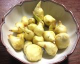 生姜の芽の醤油漬け作り方1写真