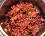 挽き肉とトマトとキャベツの甘辛煮作り方2写真
