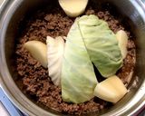 挽き肉とトマトとキャベツの甘辛煮作り方4写真