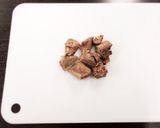鹿肉（もも肉）と豆腐のご褒美ごはん☆作り方2写真