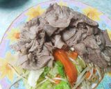 簡単☆豚肩ロースの焼きしゃぶ　焼き野菜作り方3写真