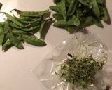 甘辛味噌茄子さやえんどうエノキもやし炒め作り方1写真